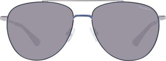 Hackett HSK1148 640 Mens Sunglasses Blue Size 56