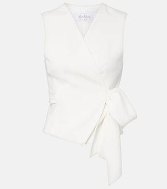 Max Mara Draped cady vest