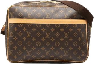 Louis Vuitton Pre-owned Reporter GM - Dames - Vintage Schoudertas - Bruin - ONE Size - Leer - Vintage