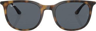 Ray-Ban tortoiseshell-effect square-frame sunglasses - unisex - Acetate - 54 - Green
