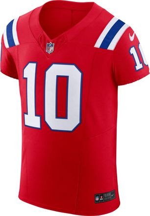 Nike Drake Maye New England Patriots Nike Mens Dri-FIT NFL Elite Jersey in Red | 58NMNPEA8KF-AWF