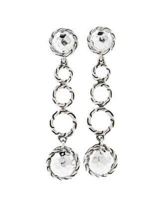 John Hardy Palu Silver Earrings