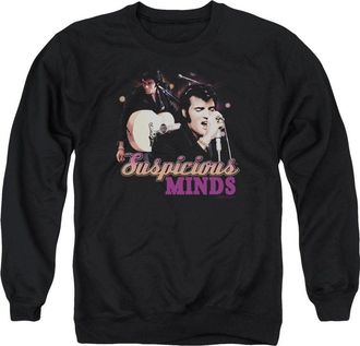 Gildan Elvis Presley Suspicious Minds Adult Crewneck Sweatshirt