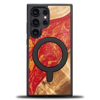 OEM Funda Bewood Unique Para Samsung Galaxy S24 Ultra - Neons - Par&iacute;s Con Magsafe