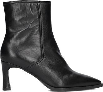 Lina Locchi Schoenen, Dames, Zwart, 40 EU, Wol, Zwarte puntige enkellaarsjes