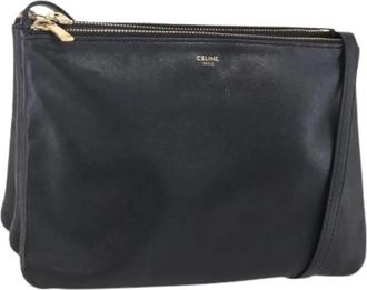 Celine Pre-owned Vintage Schoudertas - Dames - Vintage Schoudertas - Zwart - ONE Size - Leer - Vintage