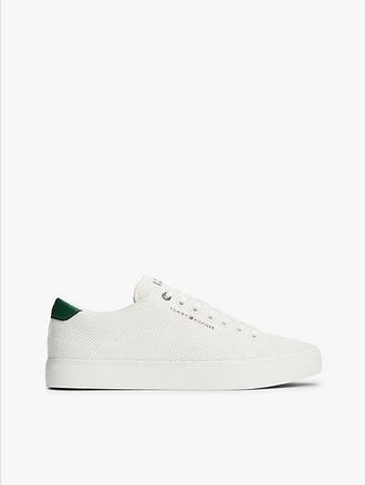 Tommy Hilfiger Rubberised Flag Mesh Trainers
