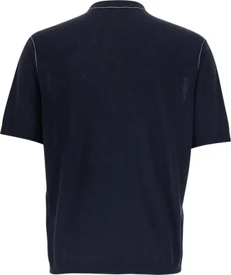 Gucci Mens Sweater Round Neck Blue Wool Tops Top