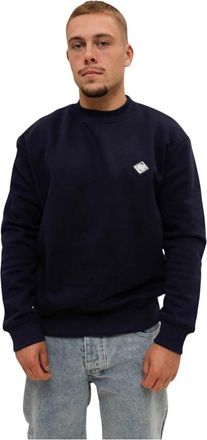 XPLCT Studios Plate Sweater - Heren - Sweatshirts - Blauw - M - Katoen - Hoodies & sweatvesten