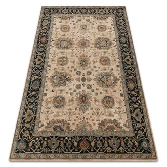 RugsX Alfombra De Lana Polonia Tesoro Marco Beige Beige 170x235 Cm