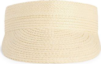 Favorite Daughter The Straw Visor in Natural at Nordstrom