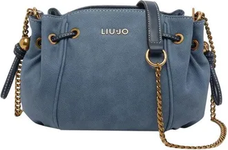 Liu Jo Blue Drawstring Shoulder Bag