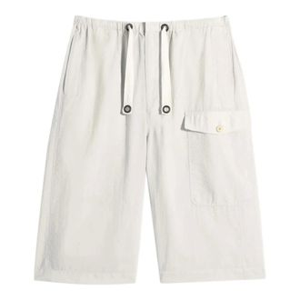 Christophe Lemaire Casual Shorts, male, Beige, Size: M Cargo Easy Shorts