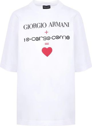 Giorgio Armani x 10 Corso Como T-shirt in cotone - Bianco