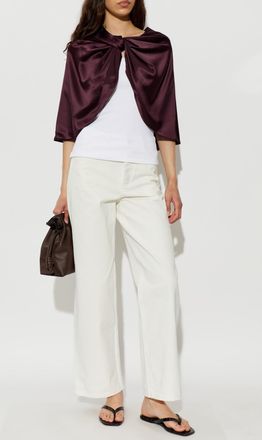 By Malene Birger Pinlos Cape, Womens, Burgundy