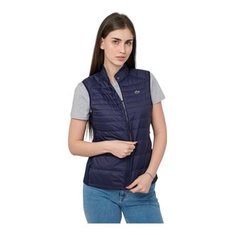 Lacoste Dames, Jassen, Blauw, Maat: 3XL Leer