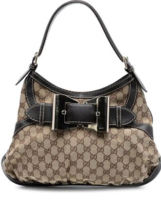 Gucci 2000-2015 GG Canvas Dialux Queen hobo bag - women - Canvas - One Size - Brown