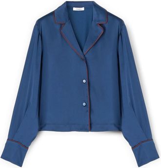 Motivi Mujer, Blusas y Camisas, Azul, Talla: XL