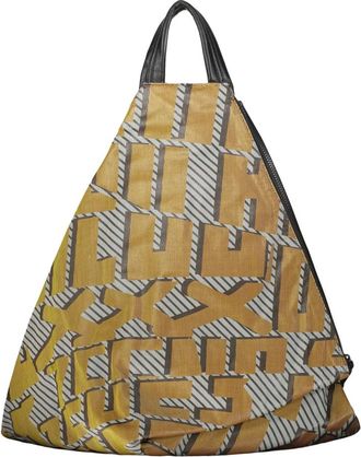 Ermenegildo Zegna Tassen, Heren, Geel, ONE Size, Leer, Schoudertas