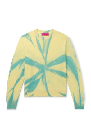 The Elder Statesman Mythic Tranquility Tie-Dyed Cashmere Sweater