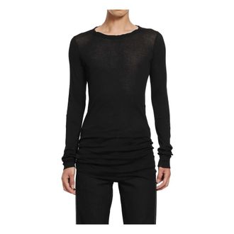 Rick Owens Heren, Tops, Zwart, Maat: L Zijde