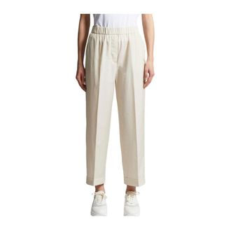 PESERICO Dames, Broeken, Beige, Maat: XS Katoen