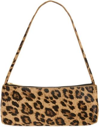 Mansur Gavriel Gaia Genuine Calf Hair Baguette Bag in Leopard at Nordstrom