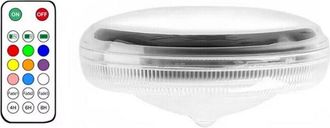 Trade Shop Trade Shop - L&aacute;mpara Flotante De Luz Rgb Con Panel Solar Piscina Iluminaci&oacute;n Ip67 Yh1401-rgb