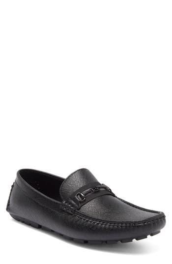 GUESS Black Slip-On Loafers with White Sole Men Sz 9 New GUESS Horsebit Loafers Mens 7.5 Black Silver Dress Shoes  main image 2
