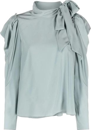 Ulla Johnson Blauwe Elegante Blouse Fa 230215 - Dames - Blouses - Blauw - XS - Overhemden