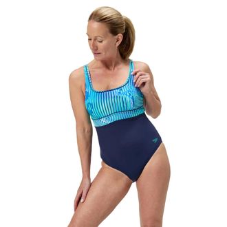 Speedo Dames Eclipse Contour Shaping Eendelig Badpak (Turquoise)