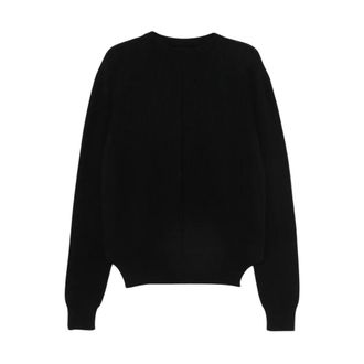 Rick Owens Fisherman Girocollo - - Knitwear - Uomo - Nero - M