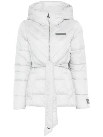 Patrizia Pepe quilted coat - women - Polyester/Polyamide - 38 - Grey