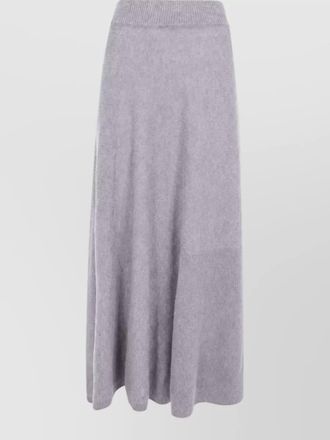 Emporio Armani fine-knit virgin wool cashmere maxi skirt