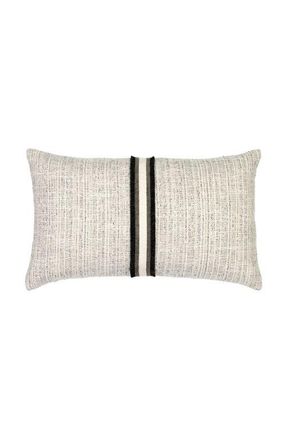 Elaine Smith Entity Linen with Chenille Band Applique Indoor & Outdoor Woven Accent Pillow at Nordstrom, Size 12X20