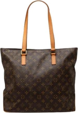 Louis Vuitton Pre-owned Cabas Mezzo - Dames - Vintage Shopper - Bruin - ONE Size - Vintage