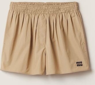 Miu Miu Poplin shorts
