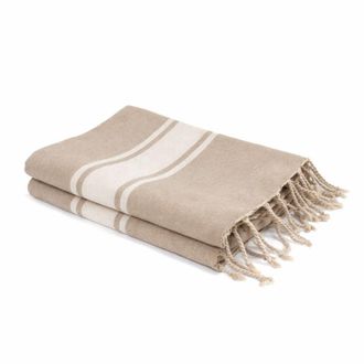Febronie Fouta xxxl algod&oacute;n 200x300 beige