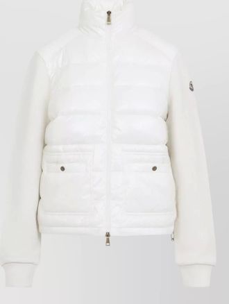 Moncler quilted puffer cardigan