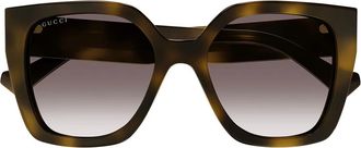 Gucci Sunglasses Gg1300 S 003 Brown/Dark Brown Women