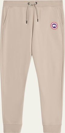 Canada Goose Mens Huron Logo-Patch Sweatpants