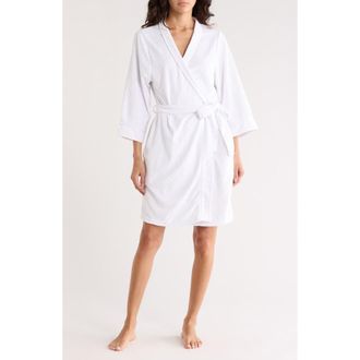 Jaclyn Embossed Honey Knit Robe in Geo Wave Emboss at Nordstrom Rack, Size Large/x-Large