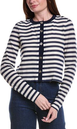 Ramy Brook Cambria Sporty Stripe Cardigan