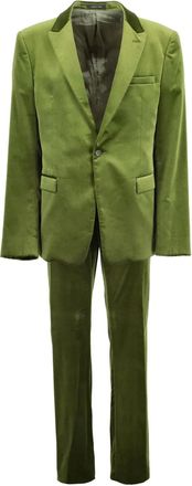 Emporio Armani Completo in velluto - Verde