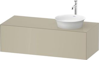 Duravit Tulip Blanco, Mueble De Pared, Ancho 1300 X Fondo 550mm, - Duravit