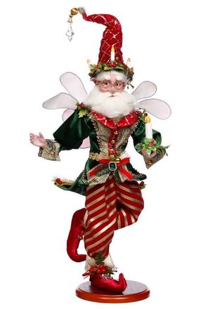 Mark Roberts Christmas Candle Fairy on Base in Red at Nordstrom