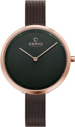 Obaku Womens Classic Brown Dial Watch