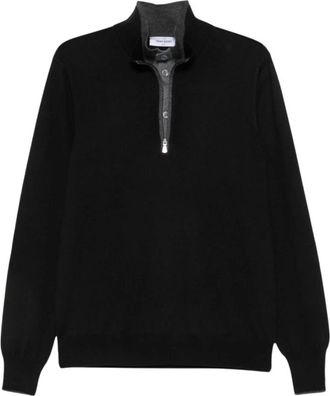 Gran Sasso Turtleneck Sweater 55157 14290 - Heren - Coltruien - Zwart - L - Wol - Truien & Vesten