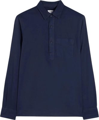 Aspesi Tops - Heren - Casual Overhemden - Blauw - L - Overhemden