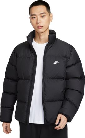 Nike Sportswear Club Therma-FIT Puffer Jacket Asia Sizing Black White IB2976-010
